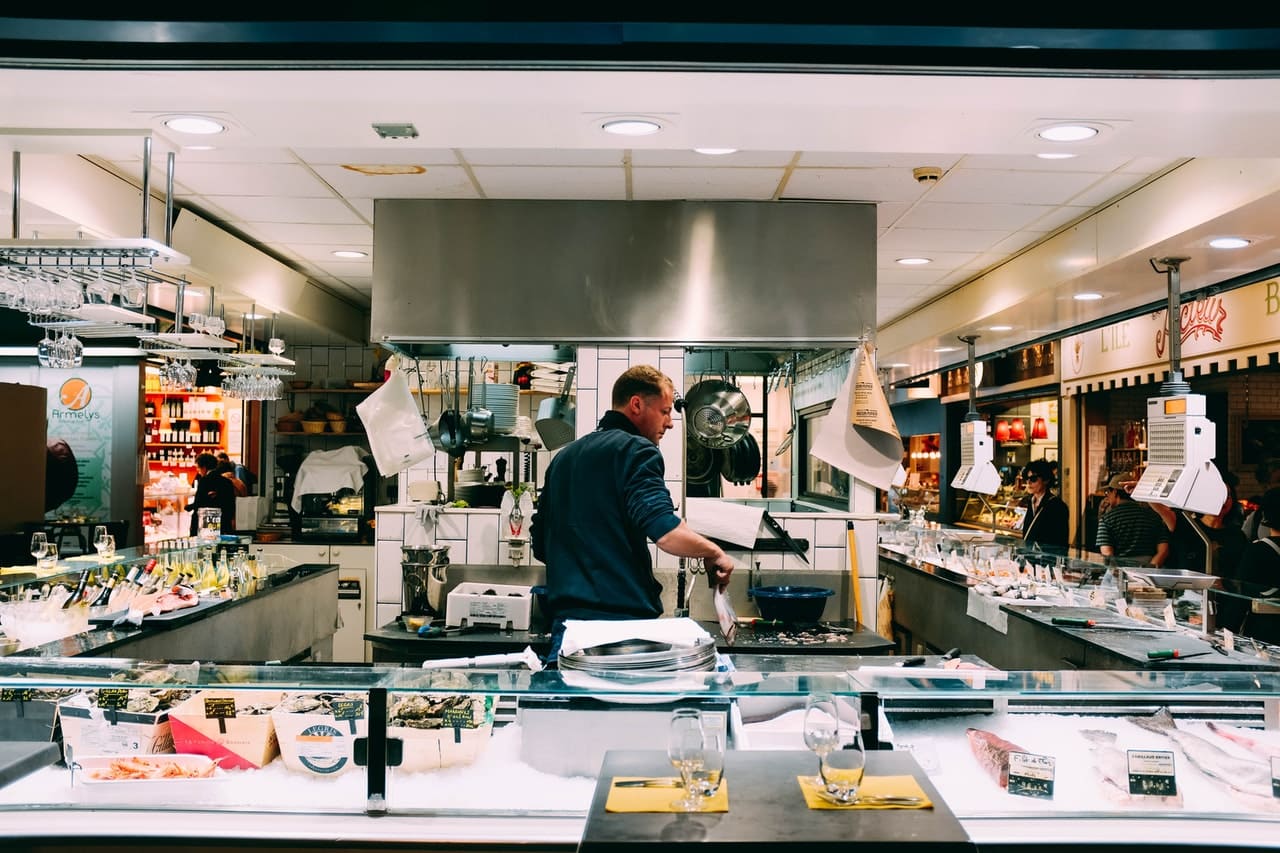 chef en cursos de cocina